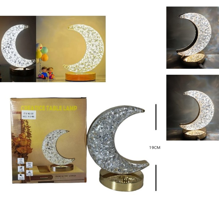 LED-83130 LAMPARA MEDIA LUNA Y ESTRELLA LED-83137 
