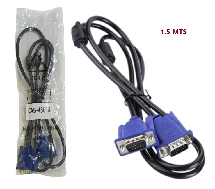 CABLE VGA 1.5M HEMBRA  -  -  -  -  -  -  -  -  -  