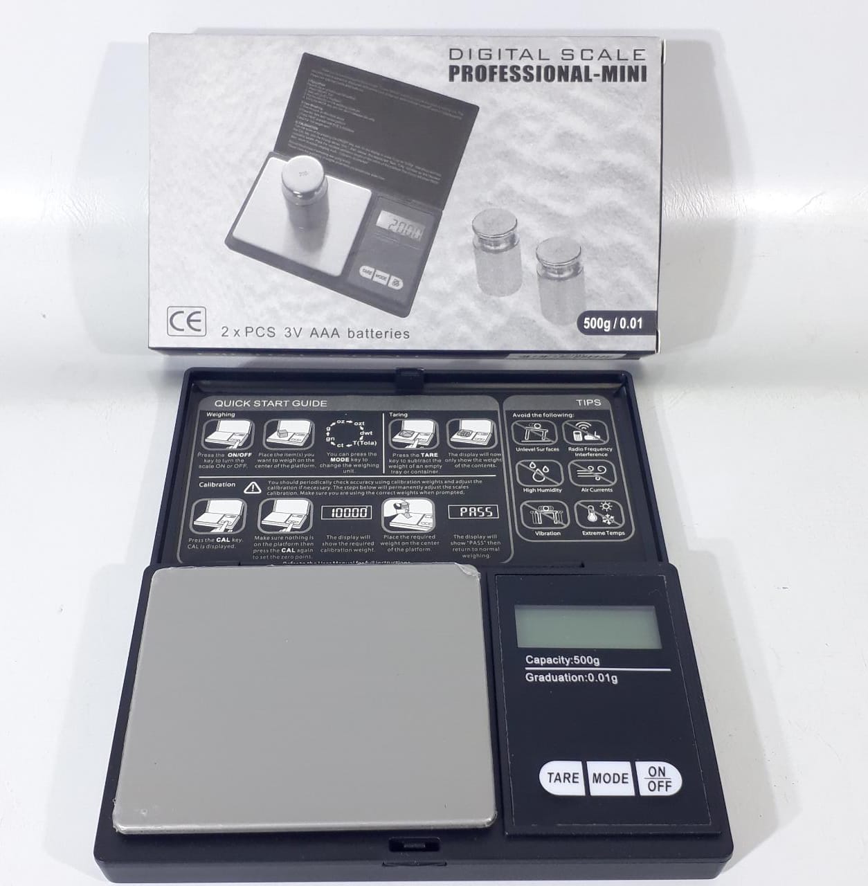 BALANZA GRAMERA DE ALTA PRECISI�N 0.01-500G -  -