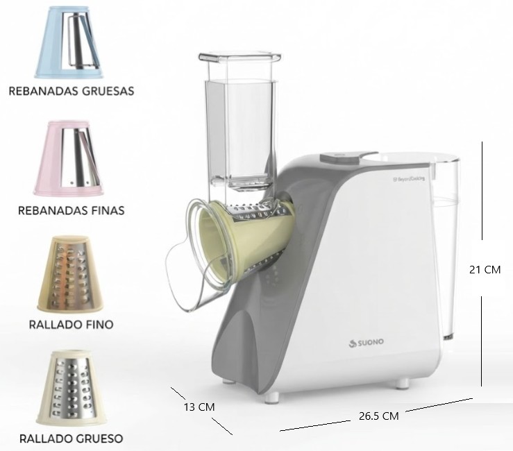 RALLADOR DE VERDURAS ELECTRICO -  -  -  - 