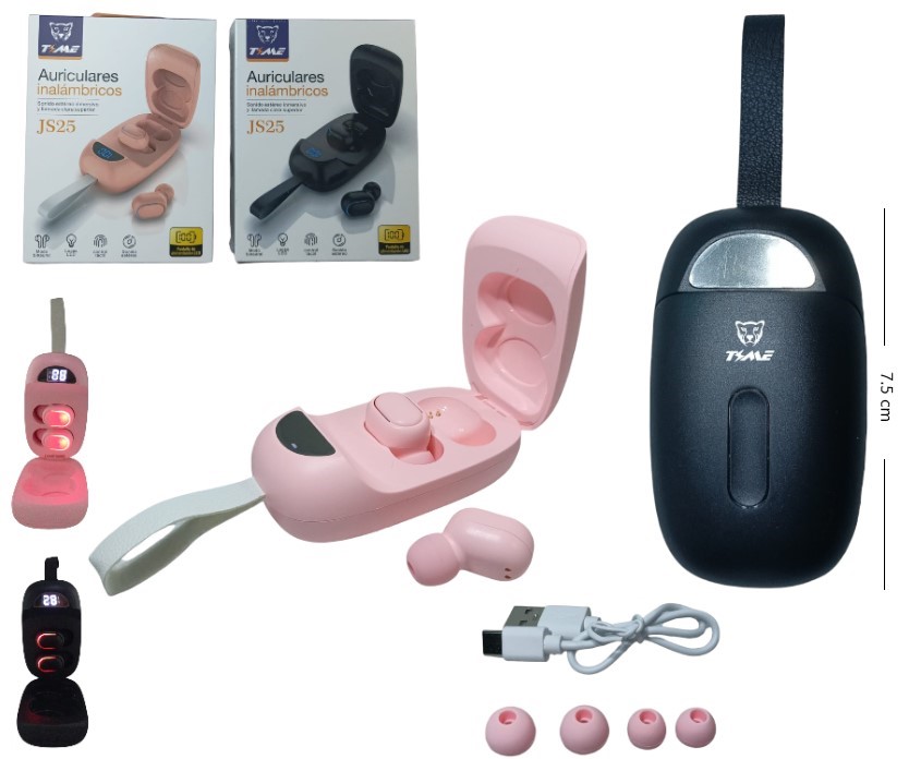 AURICULAR BLUETOOH TIME B.N.RS  -  -  -  -  -  -  