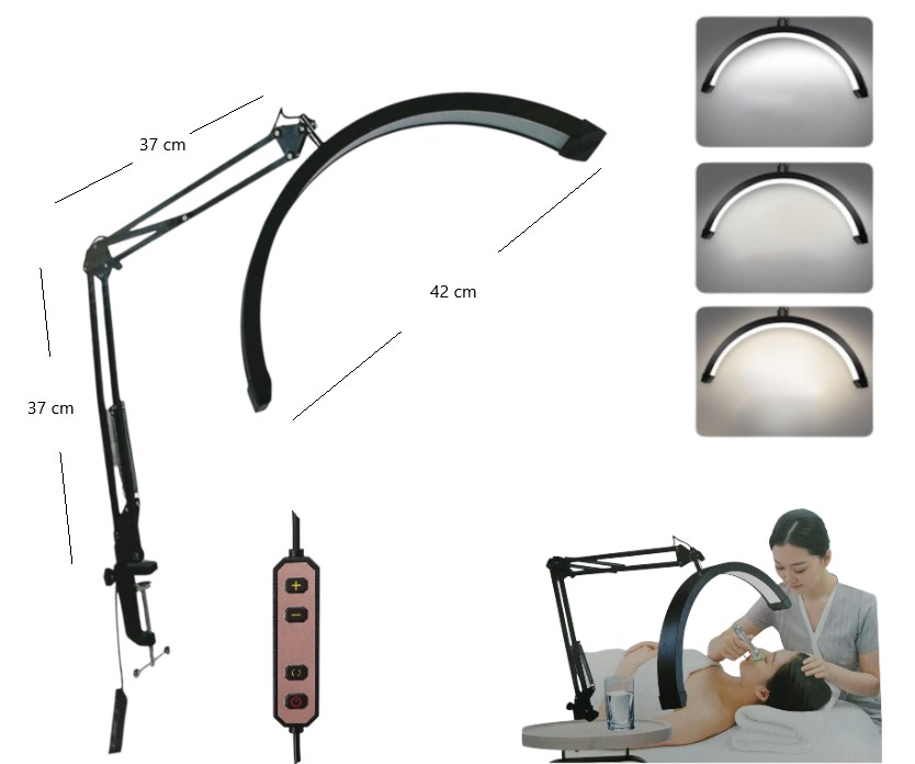 VELADOR MEDIA LUNA BASE ARTICULADA  -  -  -  -  - 