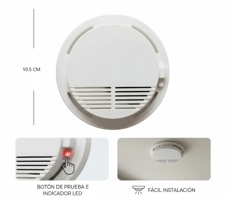 DETECTOR DE HUMO -  -  -  - 