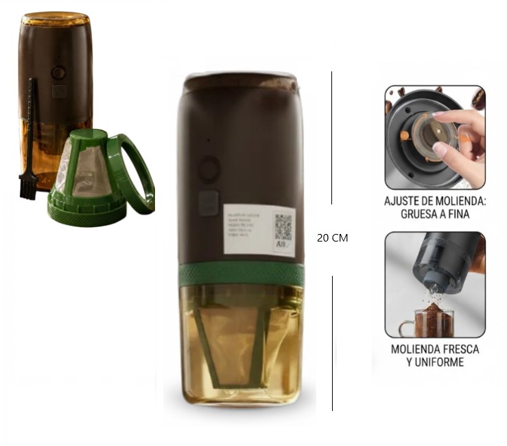 MOLINILLO DE CAFE ELECTRICO RECARGABLE -  -  -  - 