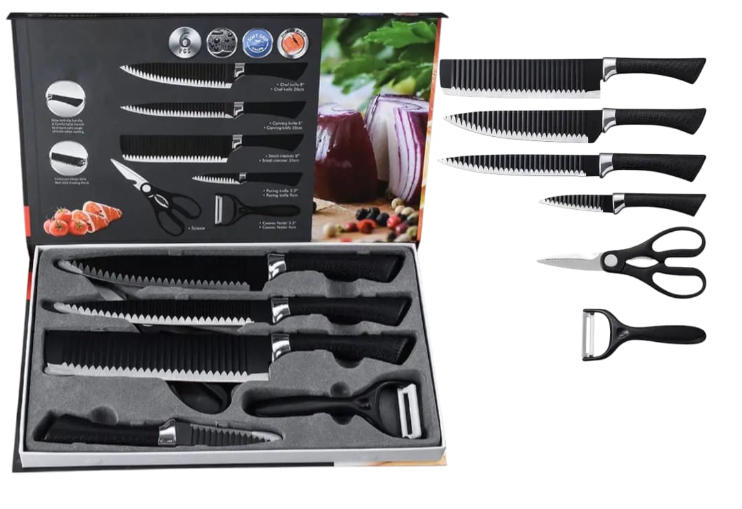 SET CUCHILLO X 6PCS  -  -  -  -  -  -  -  -  -  - 