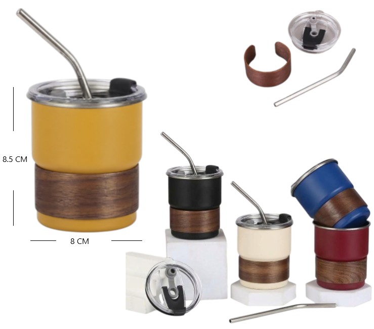 VASO TERMICO C/BOMBILLA 200ML -  -  -  - 
